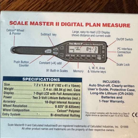 Scale Master II Digital Plan Measuring System - Picture 7 of 7